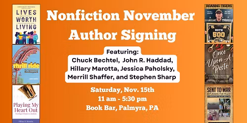 Nonfiction November Author Signing