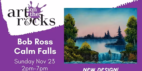 *NEW DESIGN* Bob Ross Calm Falls