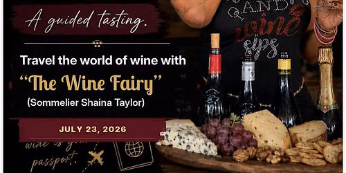A guided wine tasting with The Wine Fairy