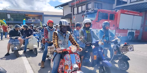 5. JUBIL\u00c4UMS VESPA TREFFEN K\u00d6SSEN \/ TIROL - mit Zweiradweihe