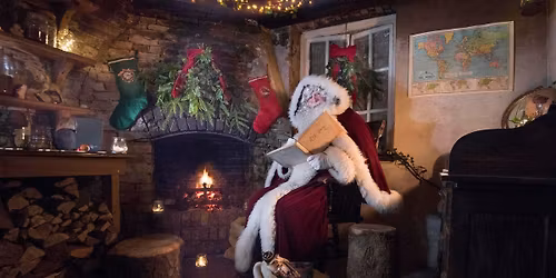 Father Christmas at The Lost Gardens of Heligan