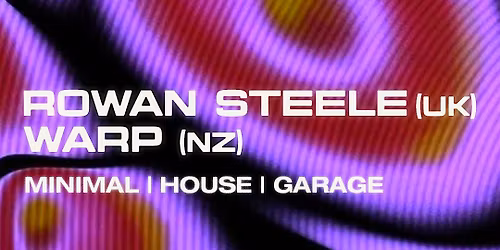On AER: Rowan Steele (UK) & Warp (NZ)