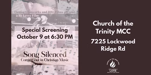 SONG SILENCED: Coming out in Christian Music Screening
