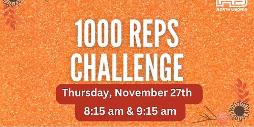 Thanksgiving Day 1000 Rep Challenge