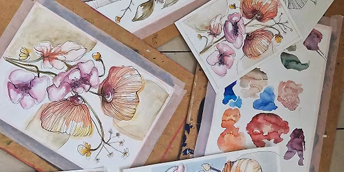 SIP AND CREATE: Mothers Day - Flower Painting Event