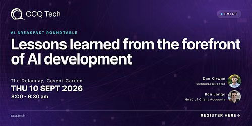Lessons learned from the forefront of AI development