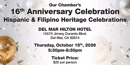 16th Anniversary Celebration