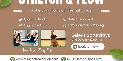 Saturday Morning Stretch & Flow