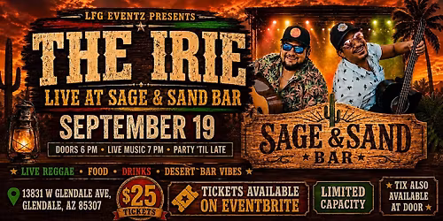 The Irie Live at Sage & Sand
