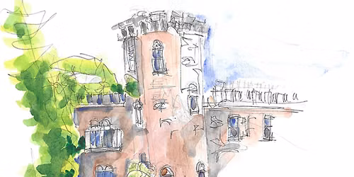 Watercolor and Pen Sketching