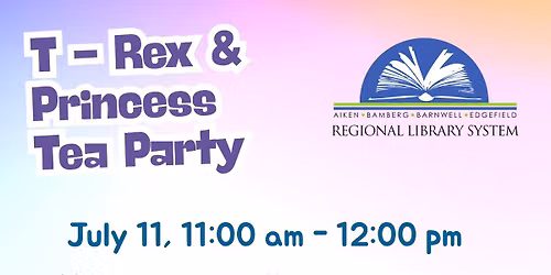 T- Rex & Princess Tea Party