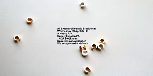 All Blues \u2013 Archive sale 2026