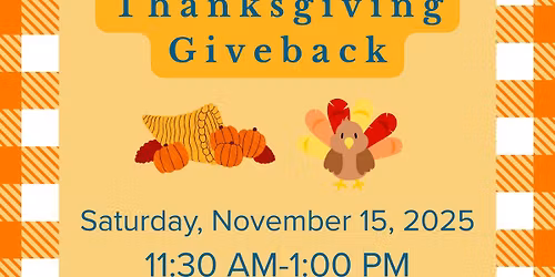Thanksgiving Giveback \ud83e\udd83