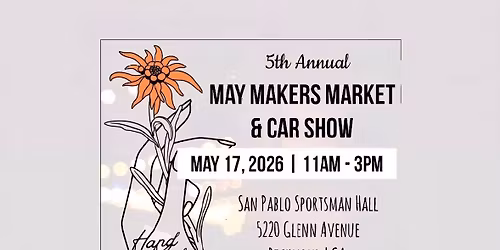 5th May Makers Market with Car Show 2026