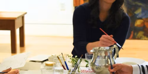 Tea & Watercolor Workshop at monca