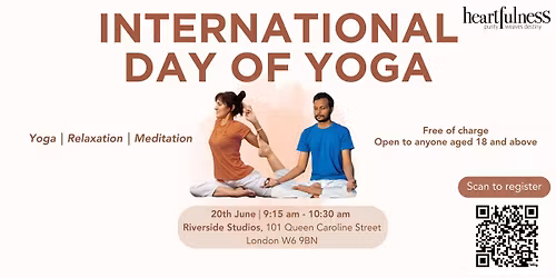 International Day of Yoga: Heartfulness Yoga and Meditation at Riverside