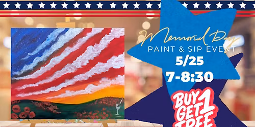 Mini Monday Paint Sesh! Red, White, and Blue Poppy Hues