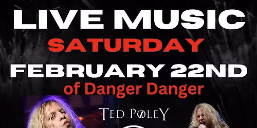 Ted Poley of Danger Danger at Whisky A Go GO