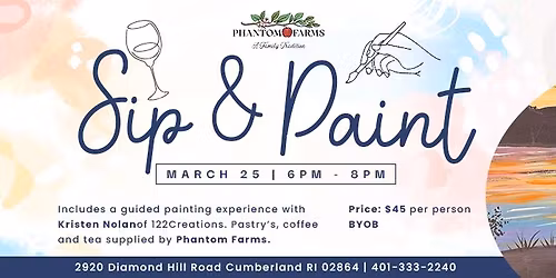 Sip & Paint Night at Phantom Farms