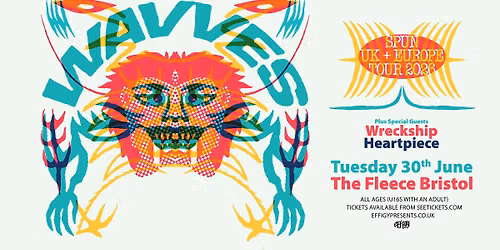 Wavves plus Wreckship and Heartpiece at The Fleece, Bristol