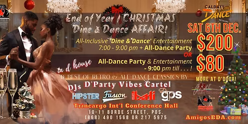 Christmas 'DINE & DANCE' Showcase & Dance Party!