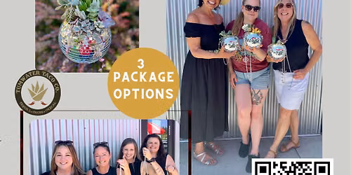 Succulent Disco Balls + Tacos & drinks! 
