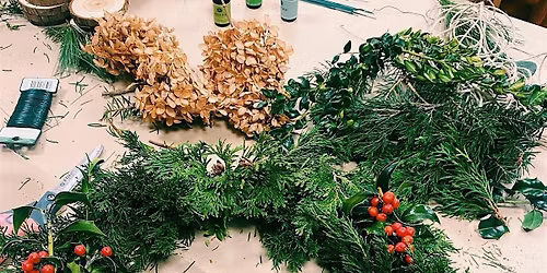5th Annual Yuletide Garland & Wreath Workshop with Mother Crewe