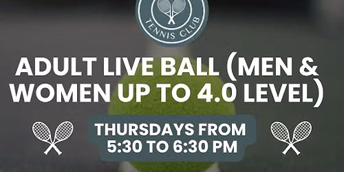 Adult Live Ball Clinic