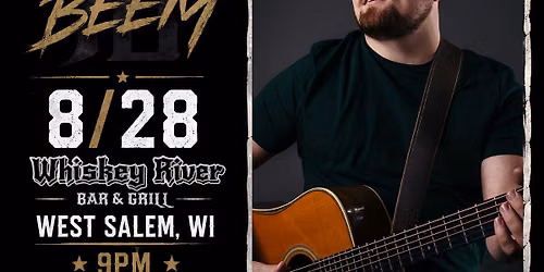 Jordan Beem Live at Whiskey River- West Salem!