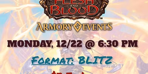 Flesh and Blood - Blitz Night