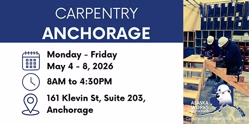 Carpentry - FREE, Hands-On Introductory Training