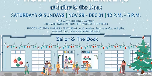 Holly Jolly Market | Indoor Holiday Market @ Sailor & the Dock