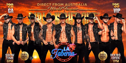 Nov 19th: Marshfield, WI - GIRLS NIGHT OUT AUSTRALIAN TAKEOVER at La Taberna