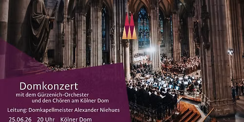 Domkonzert mit dem G\u00fcrzenich-Orchester 