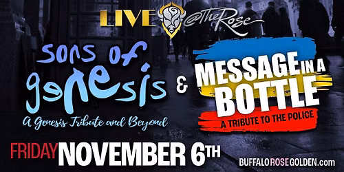 Message In A Bottle with Sons Of Genesis - Two fantastic to The Police and the Genesis at The Rose