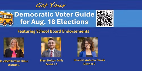 Election Day Aug. 18 for School Board & More