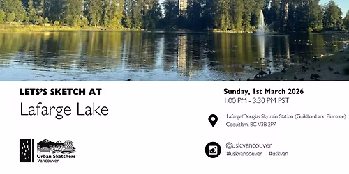 Let's Sketch at Lafarge Lake