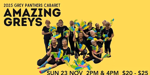 Amazing Greys - Grey Panthers Caberet