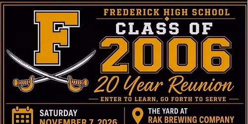 Frederick High Class of 2006 - 20 Year Reunion