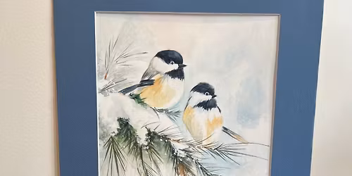 Chickadees Watercolor Workshop