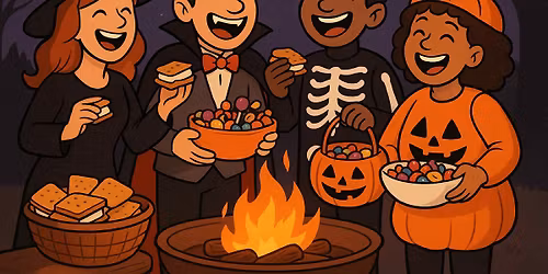 KC Oasis Halloween Firepit!