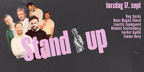 Standup p\u00e5 Holmlia m\/Dag S\u00f8r\u00e5s, Hans Magne Skard, Laurits Lundgaard +  