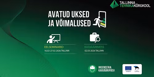 Inseneeria karj\u00e4\u00e4rip\u00e4ev 2026 I Tallinn