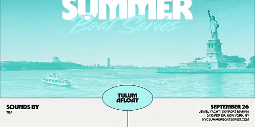 NYC Summer Boat Series - 09.26