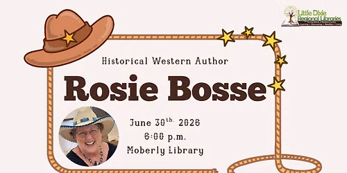 Historical Western Author Rosie Bosse