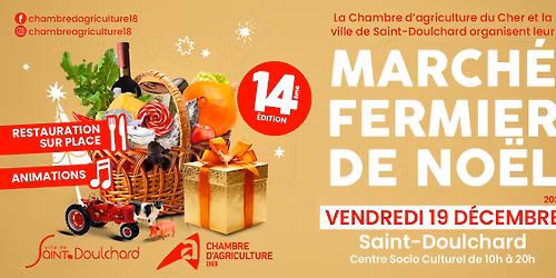 14\u00e8me March\u00e9 Fermier de No\u00ebl - Chambre d'agriculture du Cher