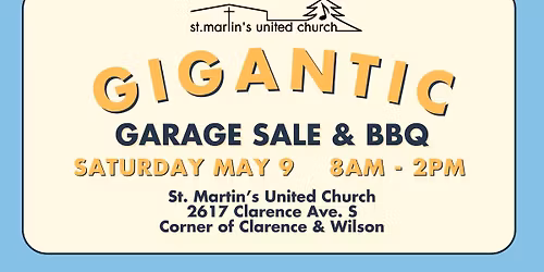 St. Martin's GIGANTIC Garage Sale & BBQ!