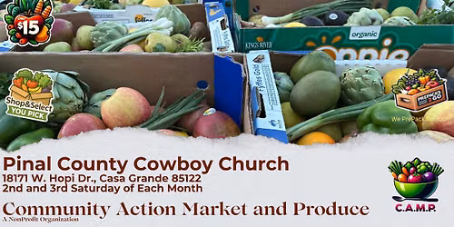 C.A.M.P. @ Promenade Indoor Market (TEMP LOC: PINAL COUNTY COWBOY CHURCH (Casa Grande)