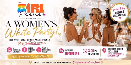 Labor Day Weekend LGBTQ+ Women's White Party