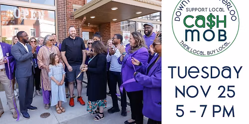 November Support Local Cash Mob at Splash of Pearl